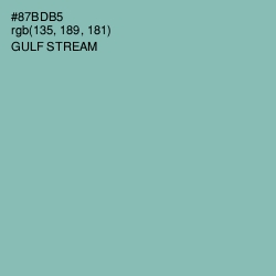 #87BDB5 - Gulf Stream Color Image